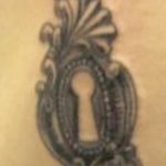 Photo tattoo keyhole 15.10.2018 №055 - example of tattoo - tattoovalue.net