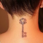 Photo tattoo keyhole 15.10.2018 №057 - example of tattoo - tattoovalue.net