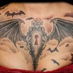 Photo tattoo keyhole 15.10.2018 №060 - example of tattoo - tattoovalue.net