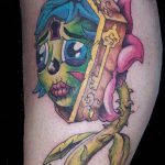 Photo tattoo keyhole 15.10.2018 №062 - example of tattoo - tattoovalue.net