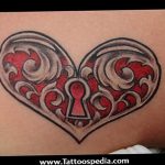 Photo tattoo keyhole 15.10.2018 №065 - example of tattoo - tattoovalue.net