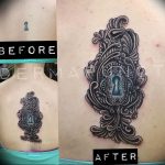 Photo tattoo keyhole 15.10.2018 №072 - example of tattoo - tattoovalue.net