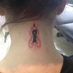 Photo tattoo keyhole 15.10.2018 №074 - example of tattoo - tattoovalue.net