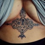 Photo tattoo keyhole 15.10.2018 №079 - example of tattoo - tattoovalue.net