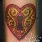 Photo tattoo keyhole 15.10.2018 №083 - example of tattoo - tattoovalue.net