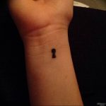 Photo tattoo keyhole 15.10.2018 №084 - example of tattoo - tattoovalue.net