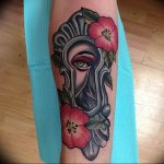 Photo tattoo keyhole 15.10.2018 №091 - example of tattoo - tattoovalue.net