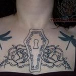 Photo tattoo keyhole 15.10.2018 №095 - example of tattoo - tattoovalue.net