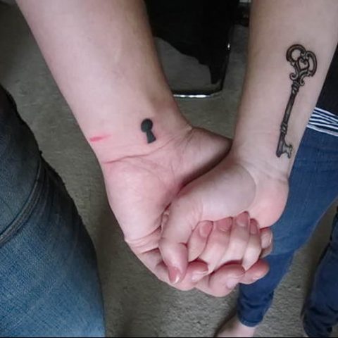 The keyhole tattoo meaning: history, photo drawings, sketches