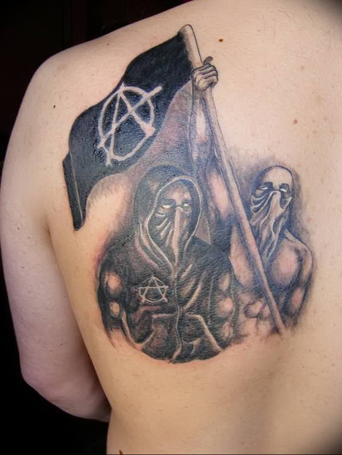 Tattoo uploaded by Bryan Ewbank  Sketch style anarchy symbol  Tattoodo