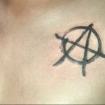 Tattoo photo anarchy 05.10.2018 №043 - example of tattoo - tattoovalue.net