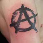 Tattoo photo anarchy 05.10.2018 №016 - example of tattoo - tattoovalue.net
