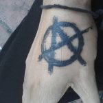 Tattoo photo anarchy 05.10.2018 №021 - example of tattoo - tattoovalue.net