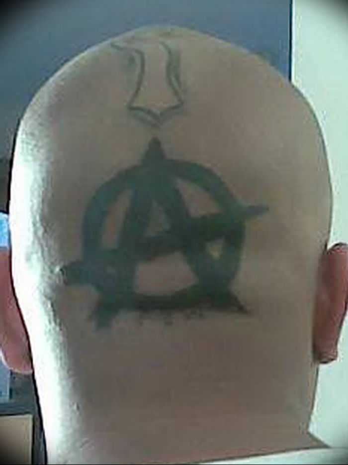 Tattoo photo anarchy 05.10.2018 №025 - example of tattoo - tattoovalue.net