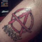 Tattoo photo anarchy 05.10.2018 №039 - example of tattoo - tattoovalue.net