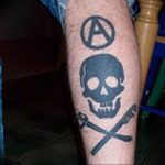 Tattoo photo anarchy 05.10.2018 №063 - example of tattoo - tattoovalue.net