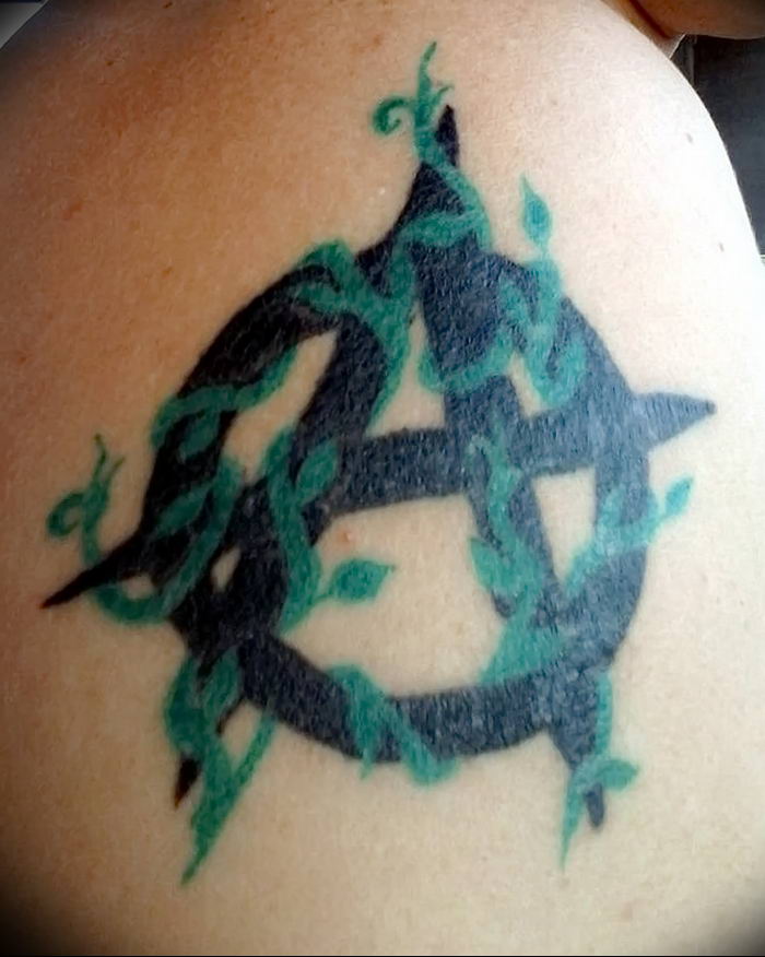 Tattoo photo anarchy 05.10.2018 №065 - example of tattoo - tattoovalue.net
