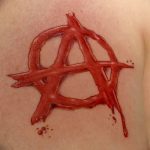 Tattoo photo anarchy 05.10.2018 №067 - example of tattoo - tattoovalue.net