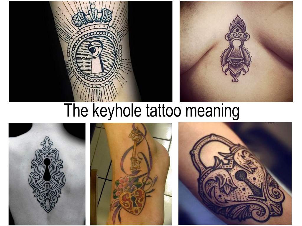 The keyhole tattoo meaning: history, photo drawings, sketches
