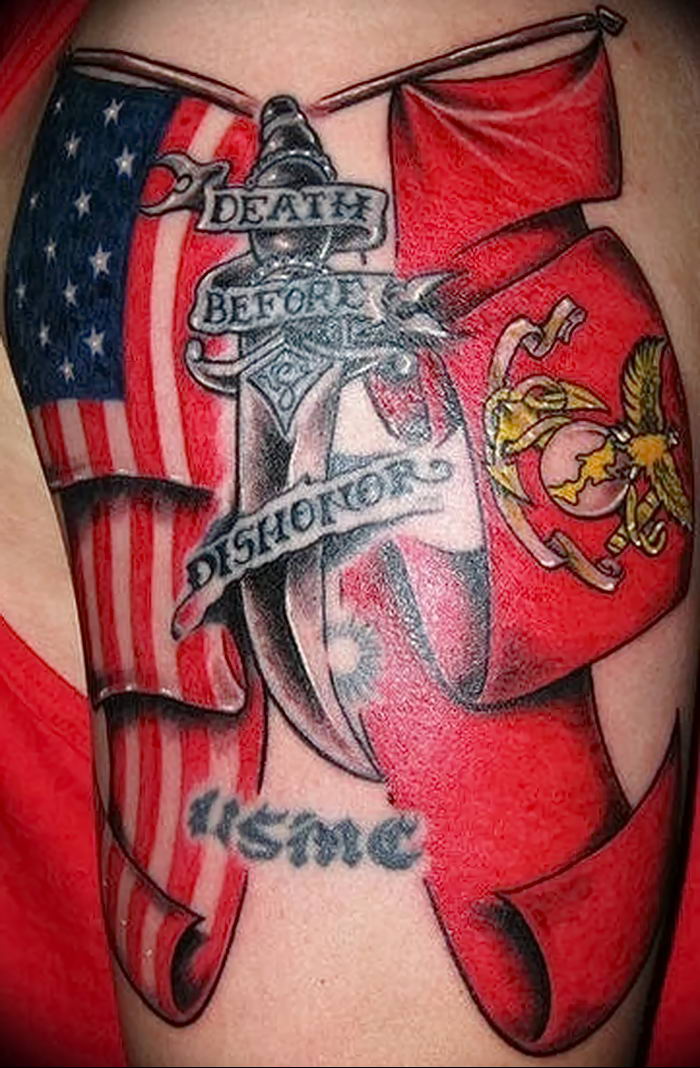 Devil Dog  Military Tattoos  Last Sparrow Tattoo