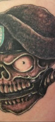 Us Army Tattoo Designs 65+ Horrible Army Skull Tattoo Pictures Ð