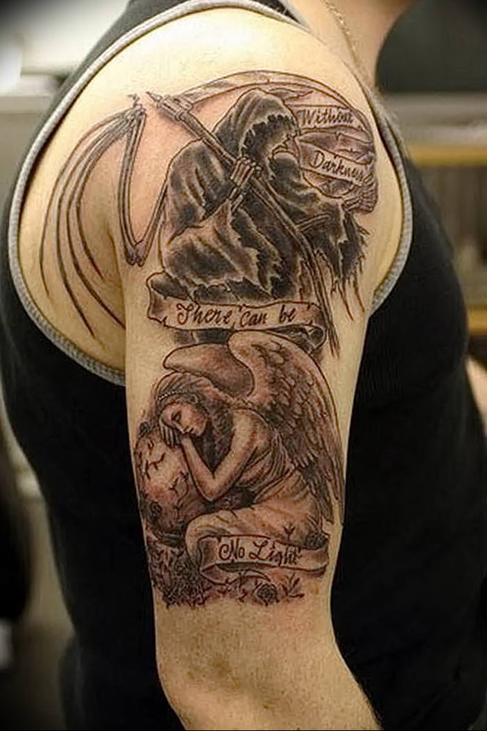 photo tattoo Angel of Death от 02.10.2018 №005 - sample picture - tattoovalue.net