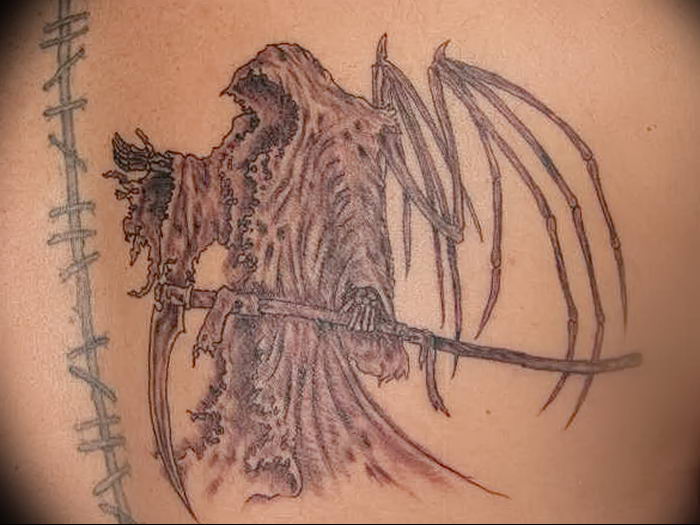 photo tattoo Angel of Death от 02.10.2018 №010 - sample picture - tattoovalue.net