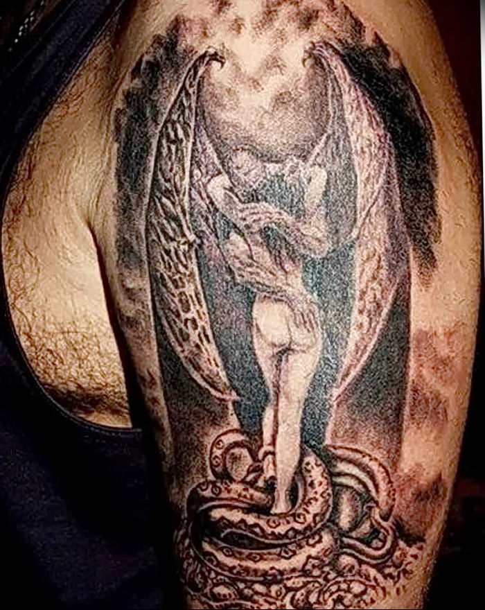 photo tattoo Angel of Death от 02.10.2018 №012 - sample picture - tattoovalue.net