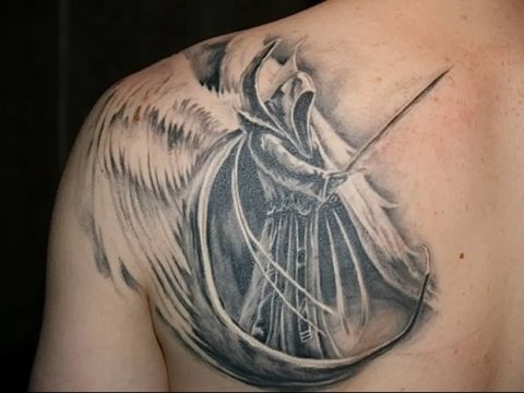 photo tattoo Angel of Death от 02.10.2018 №029 - sample picture - tattoovalue.net