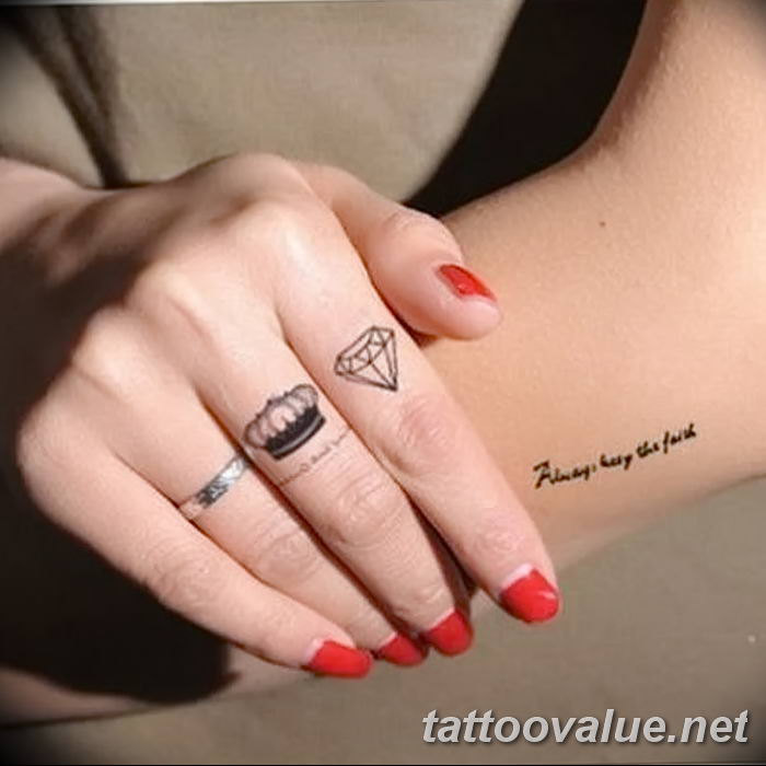 diamond tattoo picture photo 26.11.2018 №007 - tattoo examples - tattoovalue.net