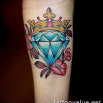 diamond tattoo picture photo 26.11.2018 №114 - tattoo examples - tattoovalue.net