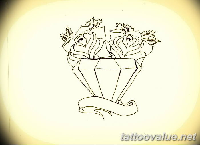 diamond tattoo picture photo 26.11.2018 №132 - tattoo examples - tattoovalue.net