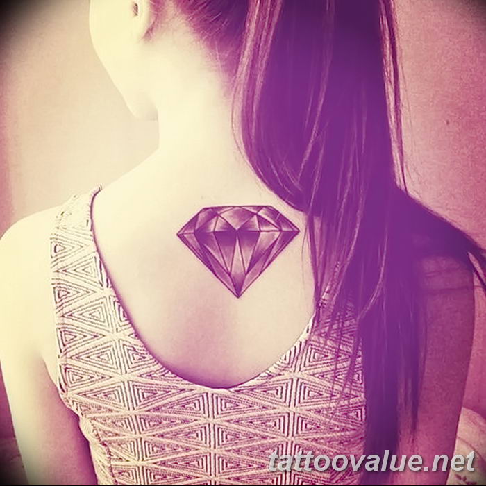 diamond tattoo picture photo 26.11.2018 №135 - tattoo examples - tattoovalue.net