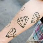 diamond tattoo picture photo 26.11.2018 №153 - tattoo examples - tattoovalue.net