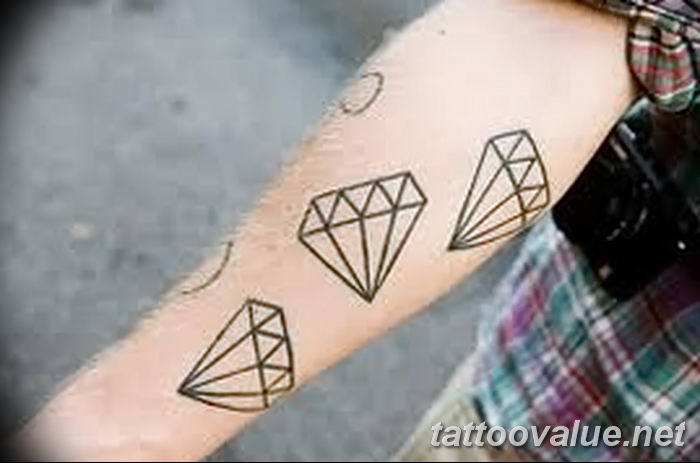 diamond tattoo picture photo 26.11.2018 №153 - tattoo examples - tattoovalue.net