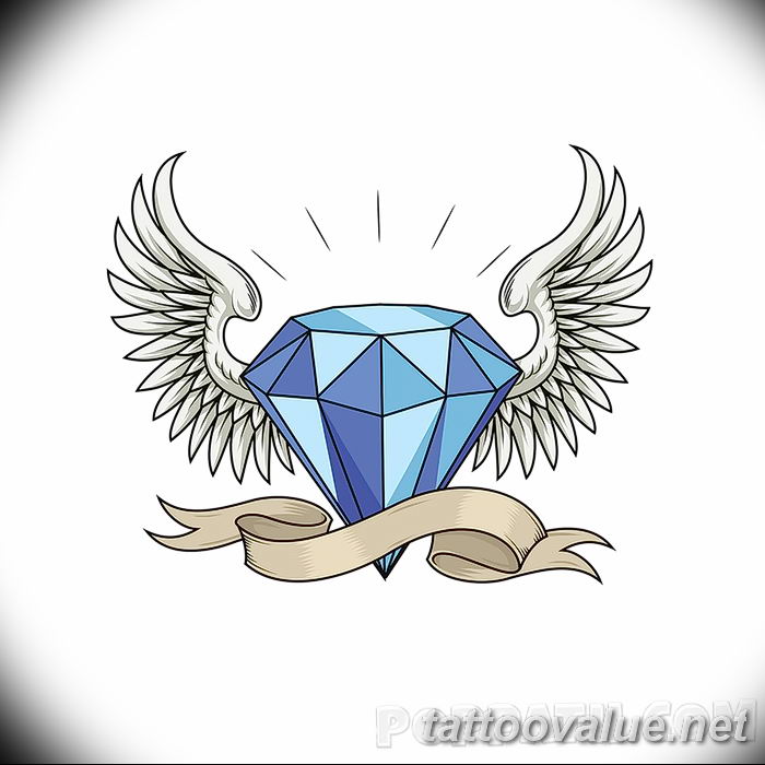 diamond tattoo picture photo 26.11.2018 №180 - tattoo examples - tattoovalue.net