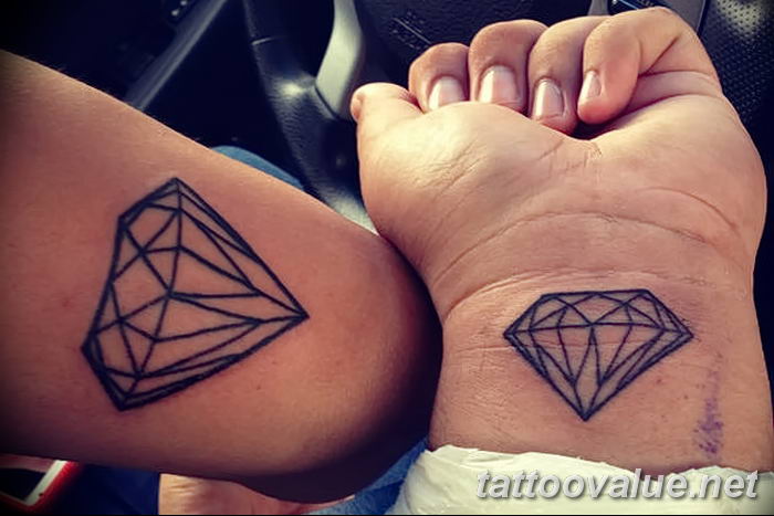 diamond tattoo picture photo 26.11.2018 №242 - tattoo examples - tattoovalue.net