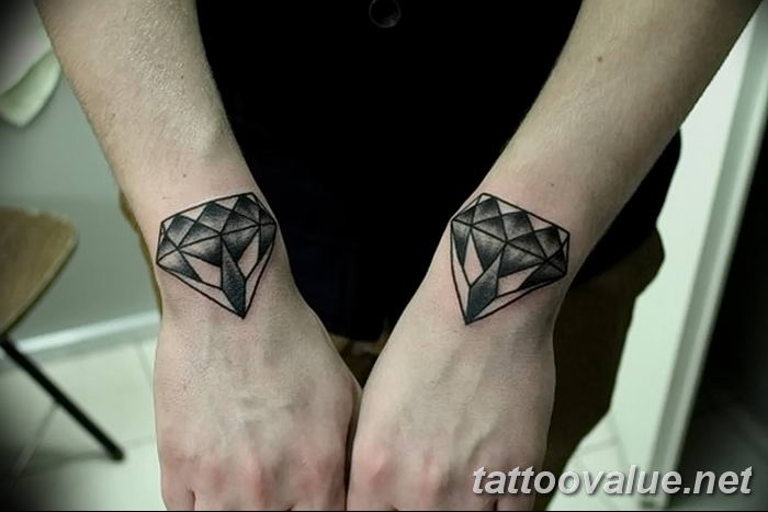 diamond tattoo picture photo 26.11.2018 №281 - tattoo examples - tattoovalue.net