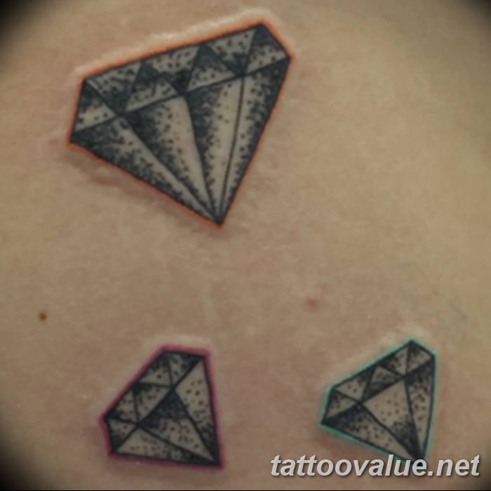 diamond tattoo picture photo 26.11.2018 №304 - tattoo examples - tattoovalue.net
