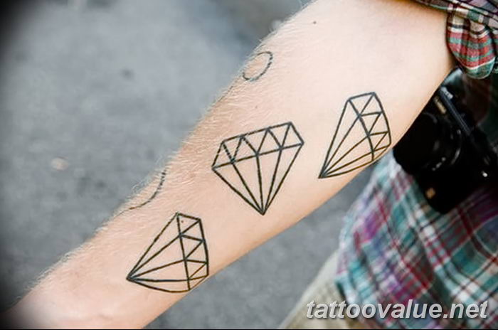 diamond tattoo picture photo 26.11.2018 №317 - tattoo examples - tattoovalue.net