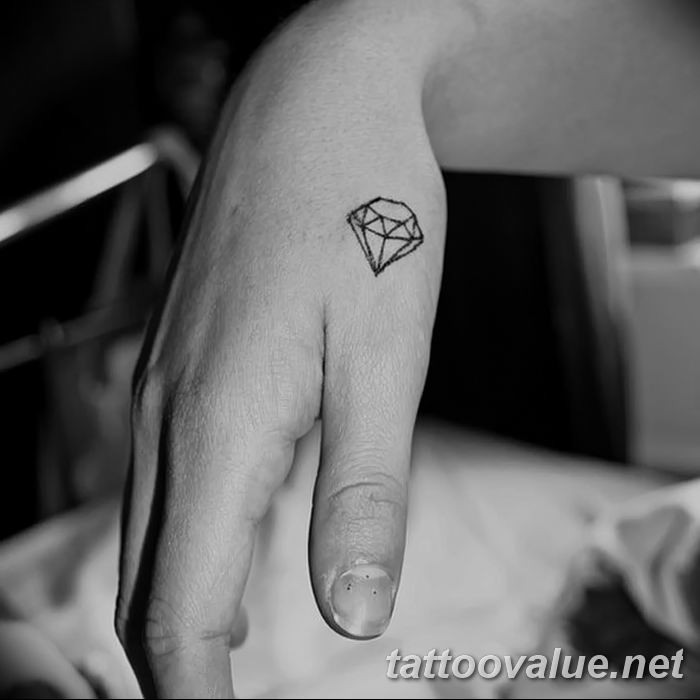 diamond tattoo picture photo 26.11.2018 №335 - tattoo examples - tattoovalue.net