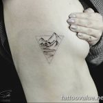 mountain tattoo photo 29.11.2018 №036 - example of a tattoo with a mountain - tattoovalue.net