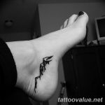 mountain tattoo photo 29.11.2018 №079 - example of a tattoo with a mountain - tattoovalue.net