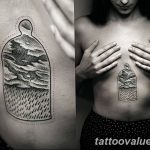 mountain tattoo photo 29.11.2018 №115 - example of a tattoo with a mountain - tattoovalue.net