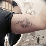 mountain tattoo photo 29.11.2018 №123 - example of a tattoo with a mountain - tattoovalue.net