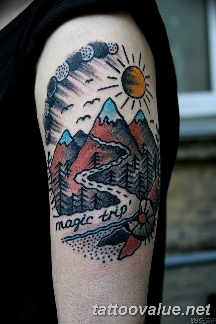 mountain tattoo  All Things Tattoo