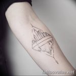 mountain tattoo photo 29.11.2018 №175 - example of a tattoo with a mountain - tattoovalue.net
