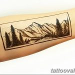 mountain tattoo photo 29.11.2018 №202 - example of a tattoo with a mountain - tattoovalue.net