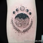 mountain tattoo photo 29.11.2018 №010 - example of a tattoo with a mountain - tattoovalue.net