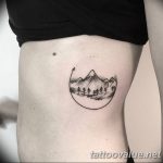 mountain tattoo photo 29.11.2018 №011 - example of a tattoo with a mountain - tattoovalue.net